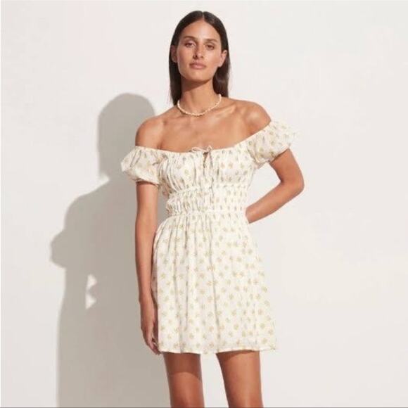 Faithfull the Brand Viola Mini Dress in Cairo Floral Print Size XL NWT - Picture 7 of 7